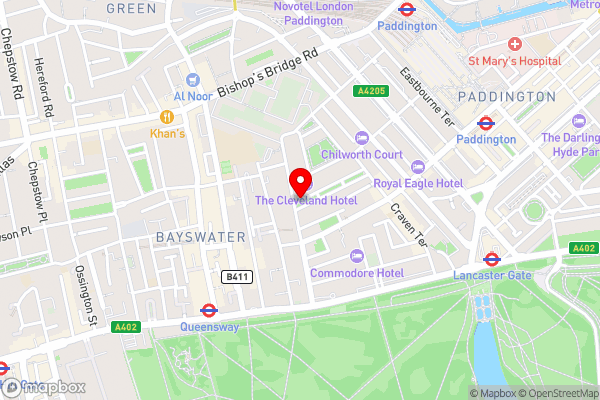 Caesar Hotel - Hotel Location Map