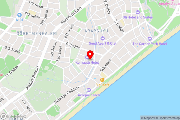 çağan otel kompleks - Hotel Location Map