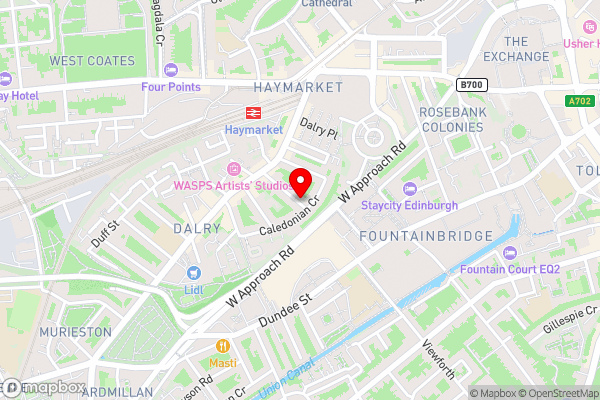 Caledonian Apartments - Hotel Location Map