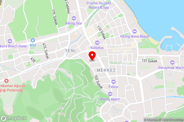 Caner Hotel - Hotel Location Map