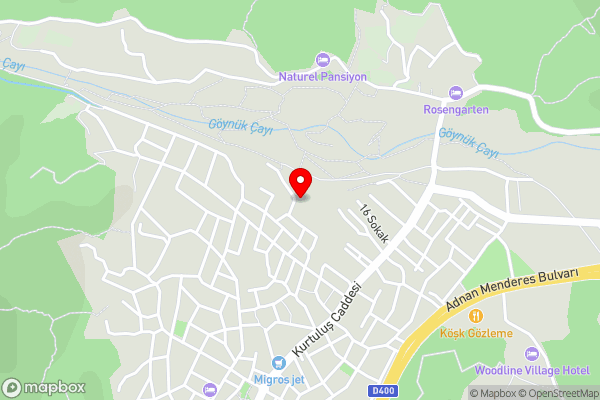 Canyon Villa Göynük Kemer Antalya with Pool - Hotel Location Map