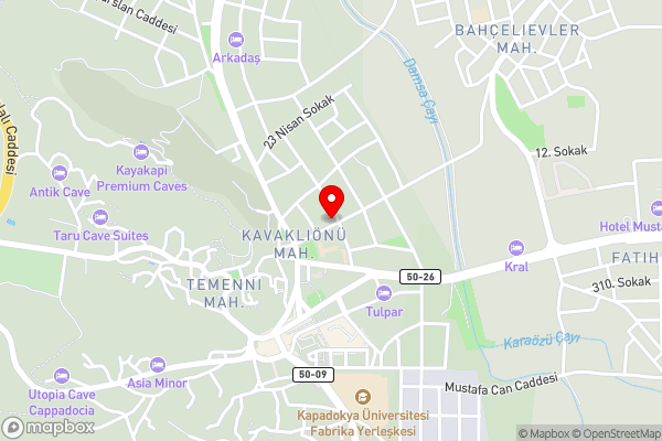 Cappadocia Apart - Hotel Location Map