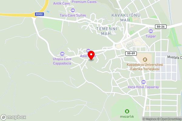 Cappadocia Cave House - Hotel Location Map