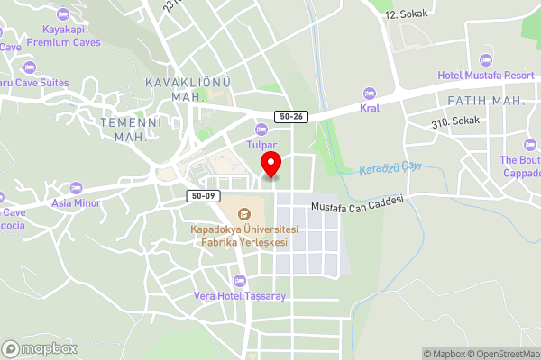 Cappadocia Ürgüp Apart Hotel - Hotel Location Map