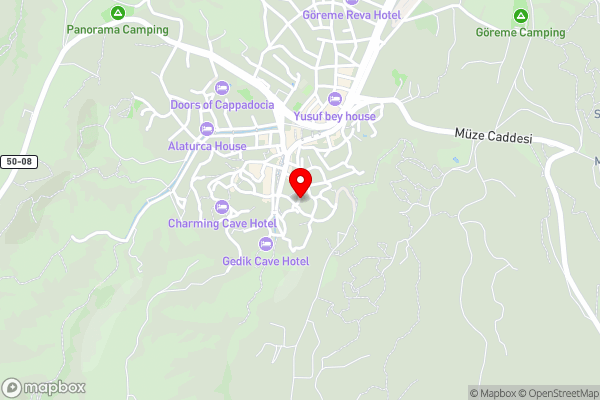 Cappadokiss Cave House - Hotel Location Map