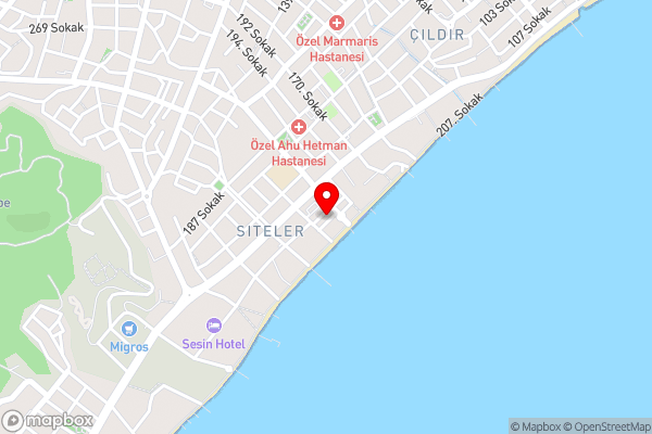 Cardak Duplex Sea View Marmaris - Hotel Location Map