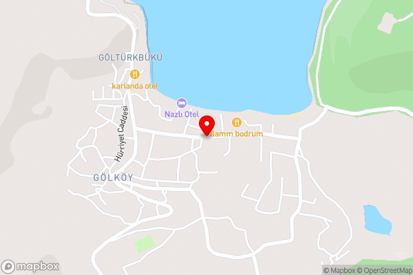 casa del mar bodrum - Hotel Location Map