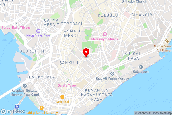 CASA GALATA 35 - Hotel Location Map