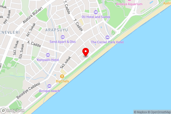 Casa Mare - Hotel Location Map