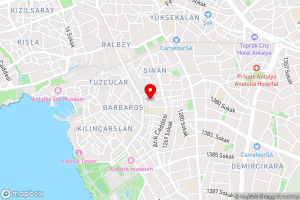 Casa Maria Hotel - Hotel Location Map