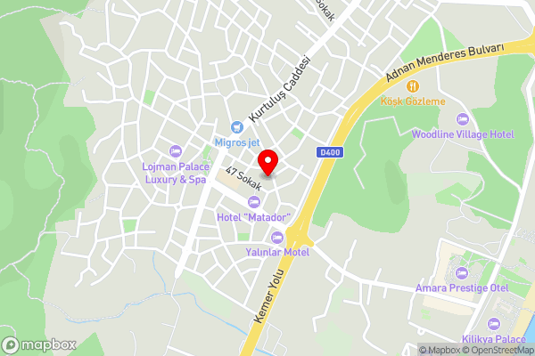 Casaba Pansiyon - Hotel Location Map