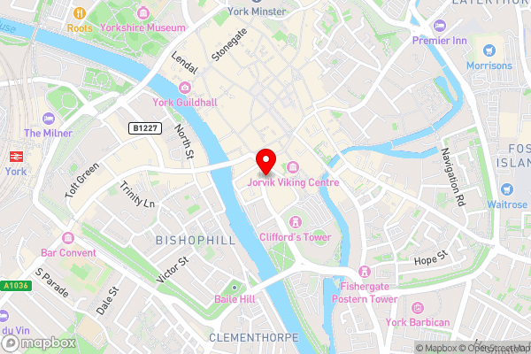 Castle Chambers - Hotel Location Map