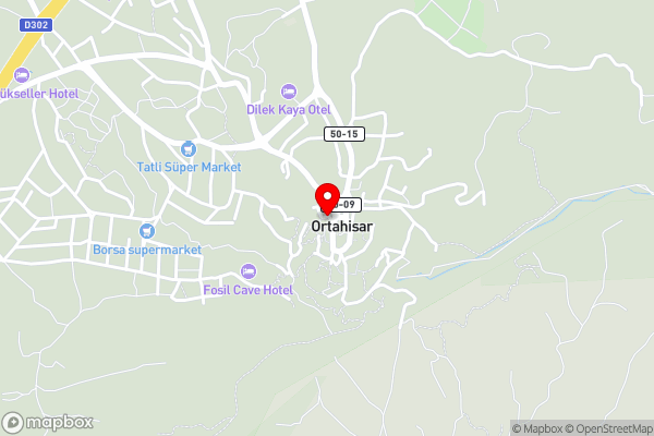 Castle Inn Cappadocia - Hotel Location Map