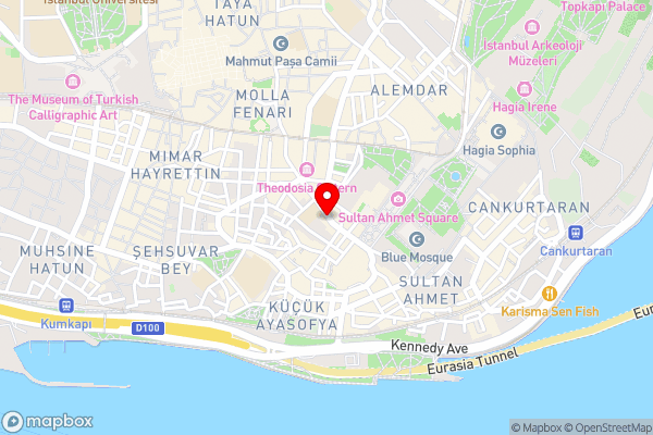 Celine Hotel - Ottoman Mansion - Hotel Location Map