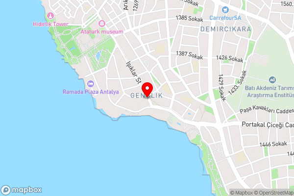 Cender Hotel - Hotel Location Map