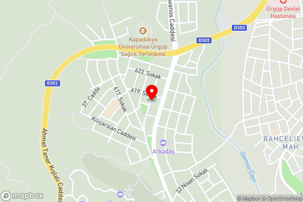 Center of Cappadocia Urgup Modern Luxury Apartment Balcony Wifi - Hotel Location Map