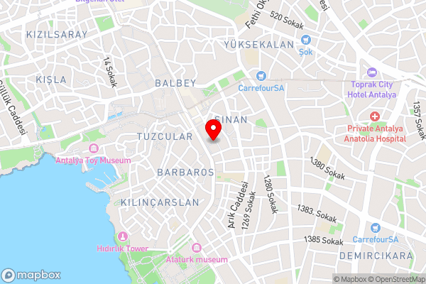 Central and Comfy Flat near Hadrian Gate - Hotel Location Map