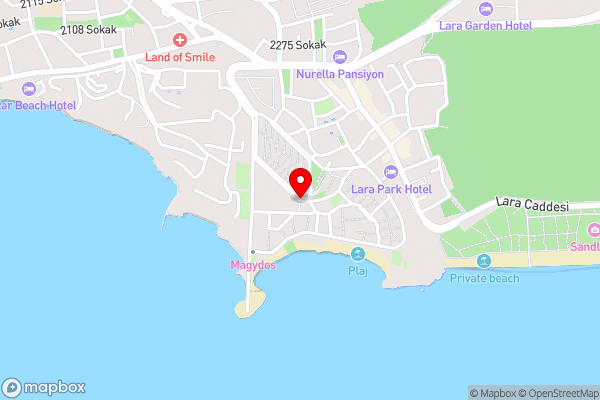 Central and Cozy Flat w Private Beach in Muratpasa - Hotel Location Map