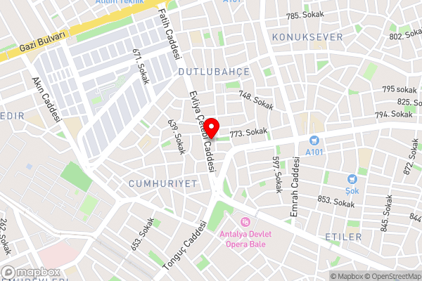 Central and Pleasant Flat in Muratpasa - Hotel Location Map