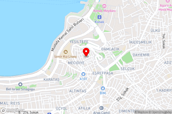 Central Apartment with Terrace and Partial Sea Vie - Hotel Location Map