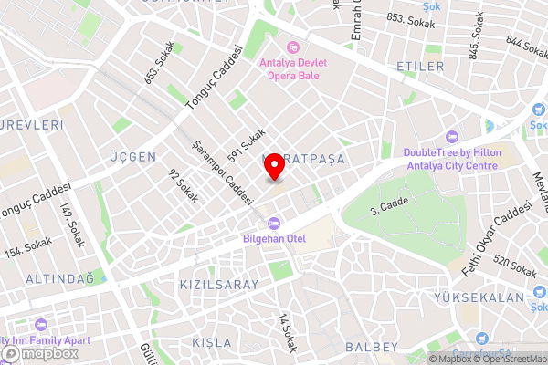 Central Flat near MarkAntalya Mall in Muratpasa - Hotel Location Map