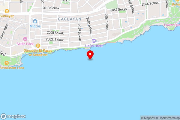 Central Flat View in Muratpasa - Hotel Location Map