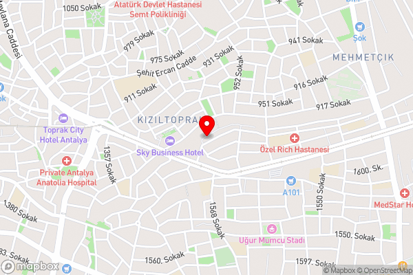 Central Flat w Balcony 10 min to Hadrian Gates - Hotel Location Map