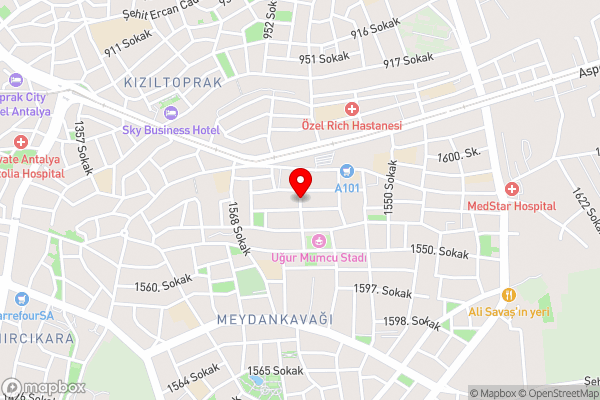 Centrally Located Cozy Studio Flat in Muratpasa - Hotel Location Map