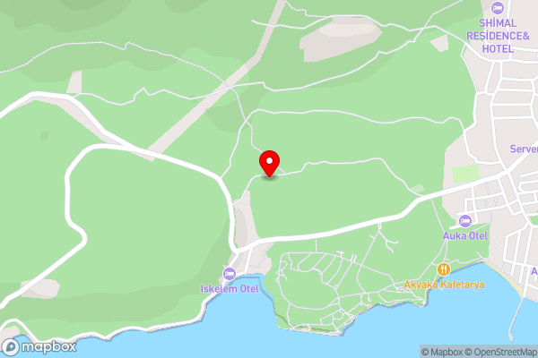 Ceren Villa Akyaka Daily Weekly Rentals - Hotel Location Map