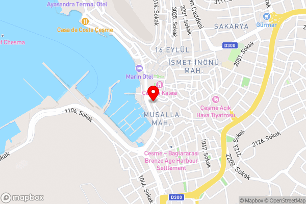 Cesme Kanuni Kervansaray Historical Hotel - Hotel Location Map