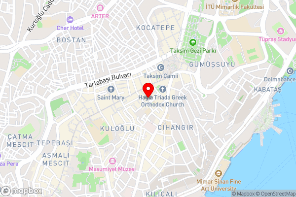 Chambers of the Boheme - Hotel Location Map