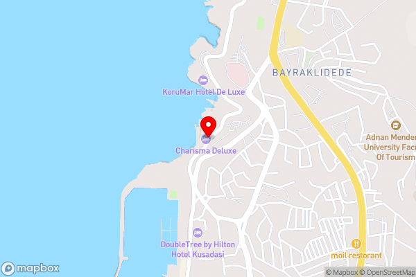 Charisma De Luxe Hotel - Hotel Location Map