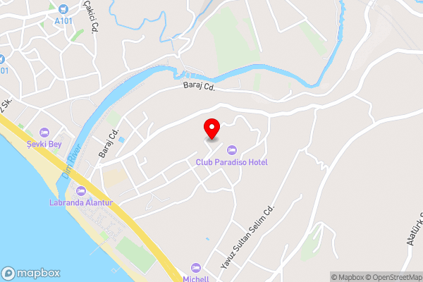 Charming Home with Shared Pool near Beach in Alanya - Hotel Location Map