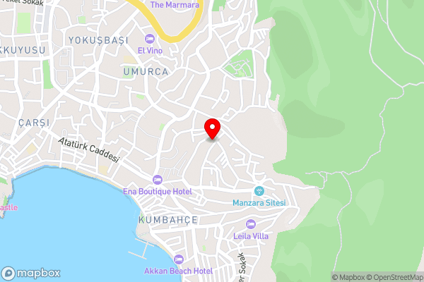 Charming House with Fantastic View in the Heart of Bodrum - Hotel Location Map