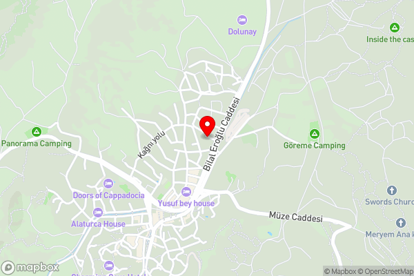 Ciner Hotel - Hotel Location Map