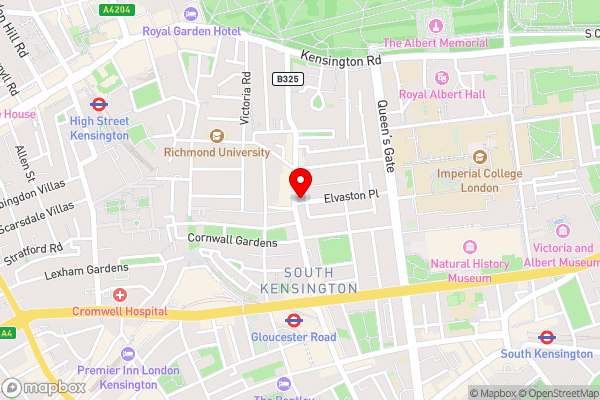 Citadines South Kensington London - Hotel Location Map