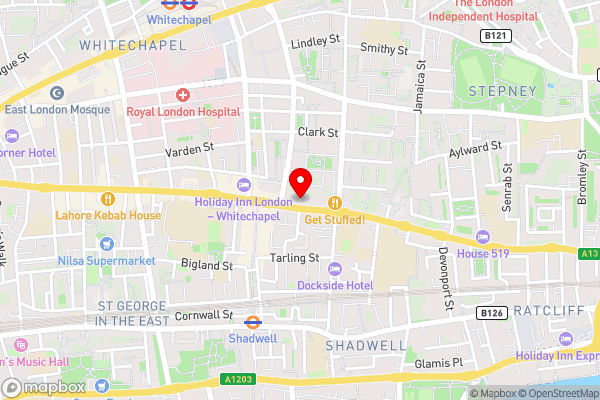 City Aldgate Apartments - Hotel Location Map