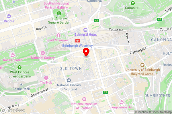 City Centre Flat off the Royal Mile - Hotel Location Map