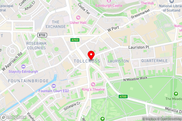 City Centre Rooms-Lauriston - Hotel Location Map