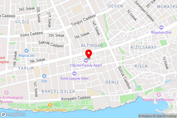 City Inn Family Apart - Hotel Location Map