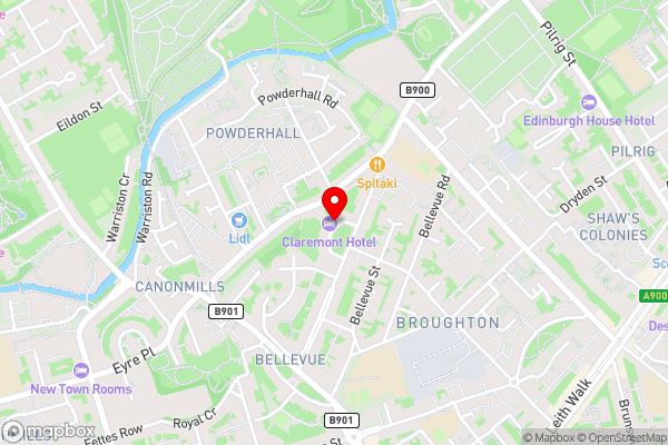 Claremont Crescent Apartment - Hotel Location Map