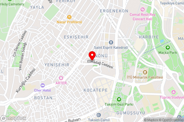 Classy Suite Taksim - Hotel Location Map