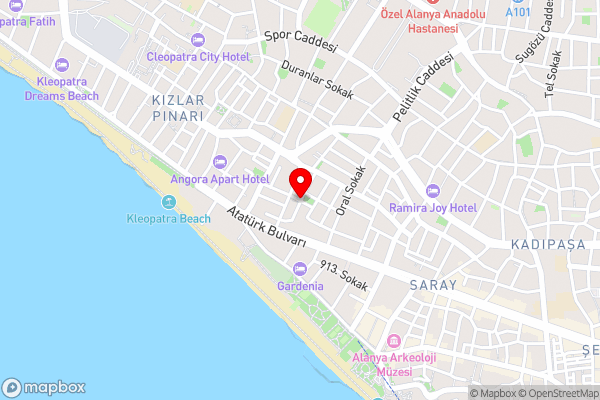 Cleopatra City 6 - Hotel Location Map