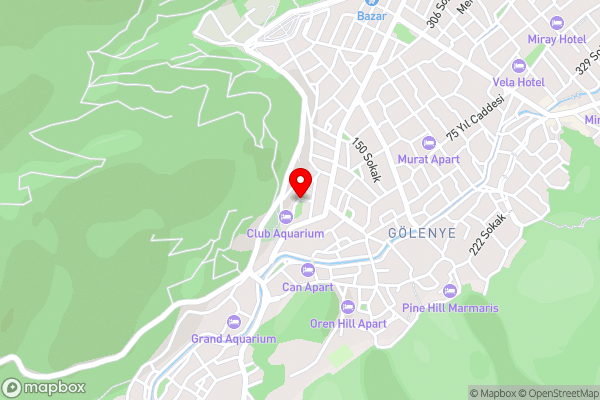 Club Aquarium - Hotel Location Map