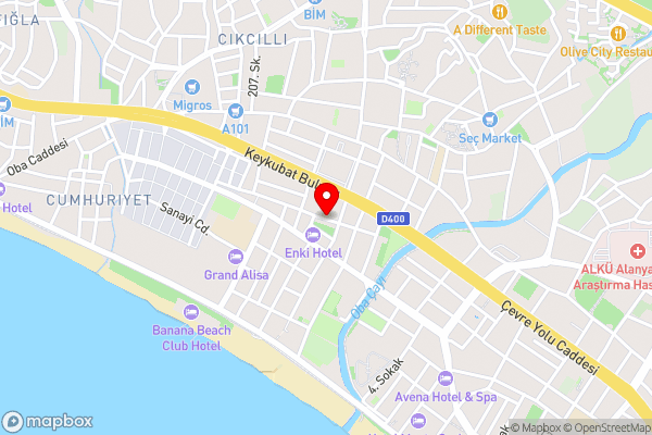 Club Big Blue Suit Hotel - All Inclusive - Hotel Location Map