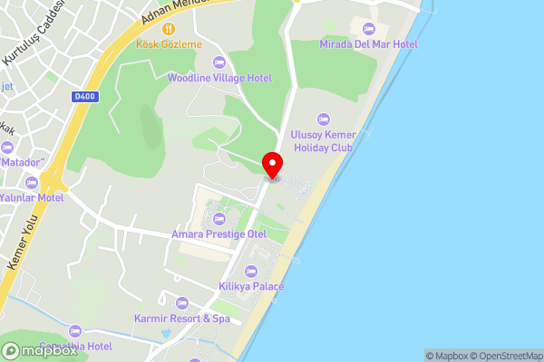 Club Boran Mare Beach - All Inclusive - Hotel Location Map