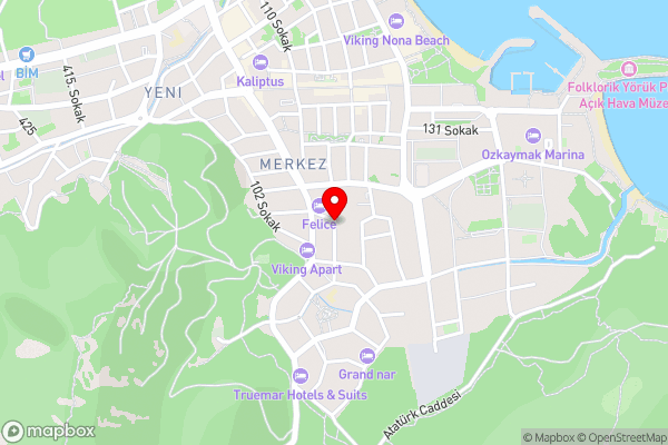 Club Herakles Hotel Kemer - Hotel Location Map