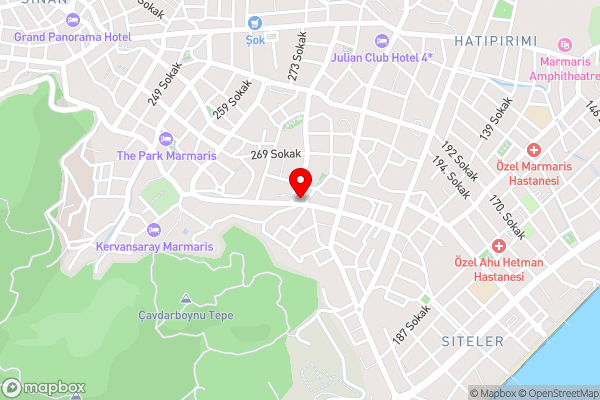 Club Meridmar Apart - Hotel Location Map