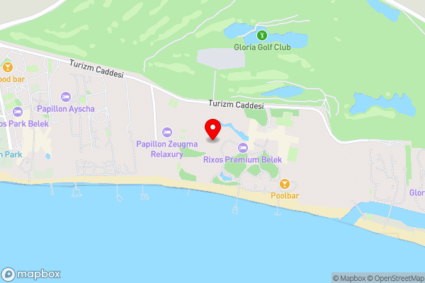 Club Prive By Rixos Belek - Hotel Location Map
