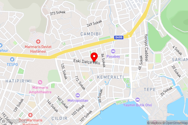 Club Sema Apart - Hotel Location Map